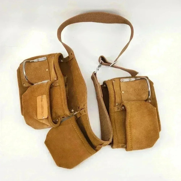 MasteCraft CARPENTER APRON SPLIT LEATHER BELT - Picture 3 of 4